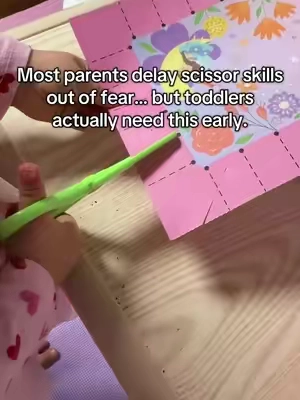 Finally found a safe way to teach toddler scissor skills without the fear 🤍✂️ These only cut paper  never skin  and the little projects are so perfect for building fine-motor skills + focus.  #toddlermomlife #toddlerdevelopment #screenfreeactivities #TikTokShopBlackFriday #BFCM 