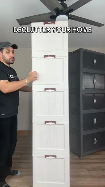 Get organized with these bins #TikTokShopBlackFriday #tiktokshopcybermonday #organizerstorage #storagesolutions #stackablecontainers 