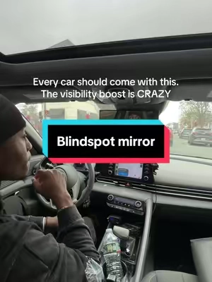 If you’ve ever leaned forward like this 😵‍💫 to see your blind spot… just get this😂 #blindspotmirror #caraccessories #tiktokshopblackfriday #nbayoungboy 