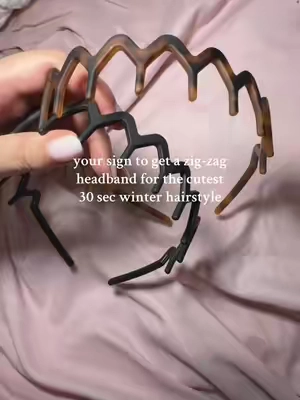 literally so cute and easy!! #headbands #zigzagheadband #cutehairstyles #TikTokShopBlackFriday #TikTokShopCyberMonday @Kitsch LLC 