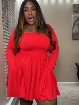 Dress Back in stock !! Covers everything, and has pockets ! #dress #holidaydress #tiktokshopblackfriday #tiktokshopcybermonday #tiktokshopcreatorpicks 
