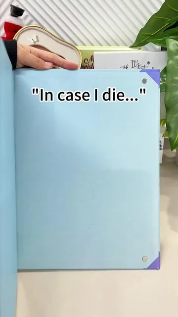 My In Case I Die Folder/Binder helps keep all important documents organized easy to store and find ❤️#blackfriday#tiktokshopcreatorpicks#TikTokShopBlackFriday#TikTokShopCyberMonday#organized
 
