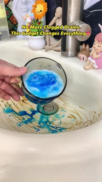 Forget messy clogs-use this drain filter for a clean bathroom! #bathroomhack #sinkdrain #homeimprovement #bathroom #tiktokshopblackfriday 