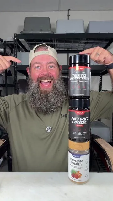 Any man over 30 needs to hear this 👇 You don’t realize how bad you feel until you start feeling better. This 3-in-1 Snap Supplements bundle supports energy, drive, circulation, and overall wellness. The Nitric Oxide Booster helps support healthy blood flow, Prostate Health helps with inflammation and comfort, and the Testo Booster blends D-Aspartic Acid, Tongkat Ali, Goat Weed, Fenugreek, DIM, Vitamin D3, Zinc & Niacin to support vitality, stamina, and hormone balance. If you’ve been feeling tired, sluggish, or not quite yourself, this combo is the one I never knew I needed. #MensHealth #TikTokShopCreatorPicks #TikTokShopBlackFriday #CreatorIcons #HealthMustHaves 