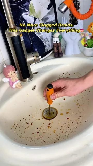 No More Clogged Drains!💦🚫 Keep It Clean & Fresh! #bathroomhack #sinkdrain #homeimprovement #bathroom #tiktokshopblackfriday 