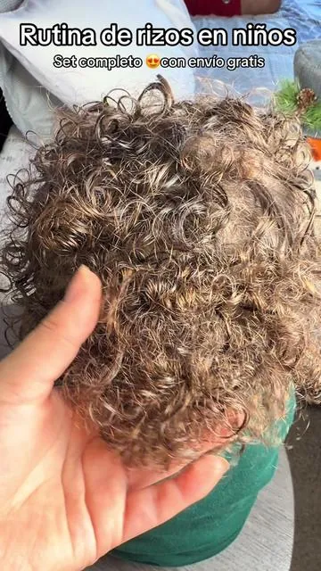 Rizos, rutina de rizos en niños #curls #rizos #rizosperfectos #curlscheck #rizosnaturales 