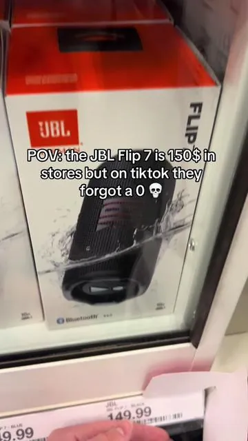 this sale is so crazy #jbl #jblflip7  #speaker #bass #tiktokblackfriday 