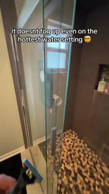 No more mirror fogging up while im shaving my nuts 🥜 #antifogmirror #showermirror 