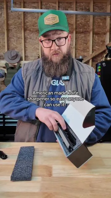 The best sharpener I’ve found ! #knifesharpener #knifesharpening #giftsforhim #tiktokshopblackfriday #tiktokshopcybermonday 