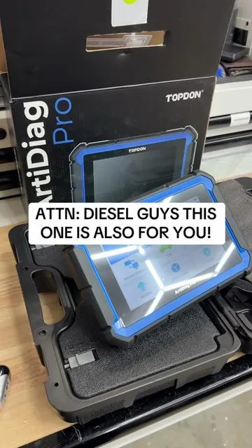 Topdon ArtiDiag PRO bi-directional OBD2 scanner with online EVU coding capabilities @Topdonshop  #bidirectionalscanner #mechanic #obd2scanner #diesel #tiktokshopblackfriday 