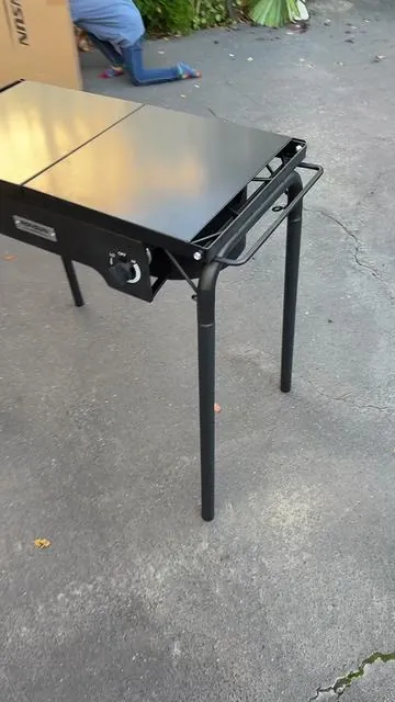Excelente estufa para tu patio #campinglife #outdoorcooking #outdoorlife #portablestove #tiktokshopblackfriday 