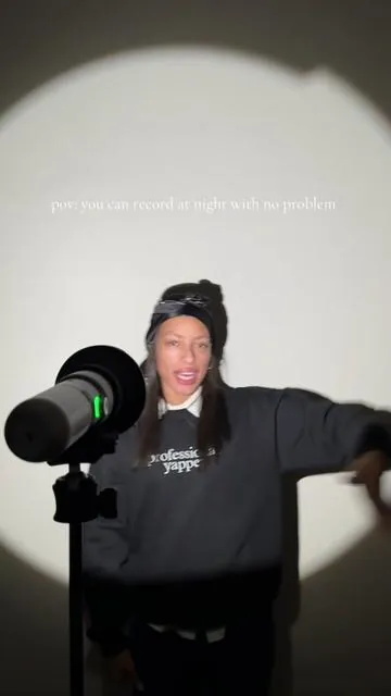 If you’re worried about recording at night, worry no more // #cinematiclighting #photographylighting #rgblights #contentcreator #viral 