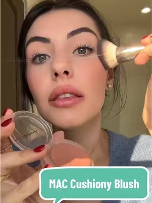 30% off + free shipping on everyone favorite blush!!  The MAC glow play cushion blush is a makeup bag vip. I'm wearing blush please, but I also love totally synced and true harmony! @maccosmetics @M.A.C Cosmetics Store #mac #maccosmetics #cushionfoundation #tiktokshopcreatorpicks #superbranddaybfcm 