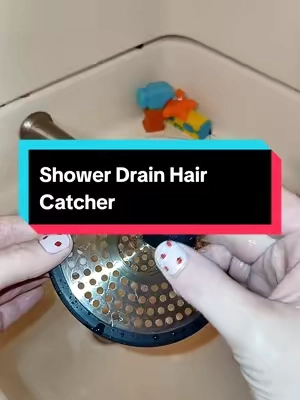 this shower drain hair catcher has kept me from having to call a plumber.  #showerdrain #haircatcher #cloggeddrain #tubdrain #tiktokshopblackfriday 