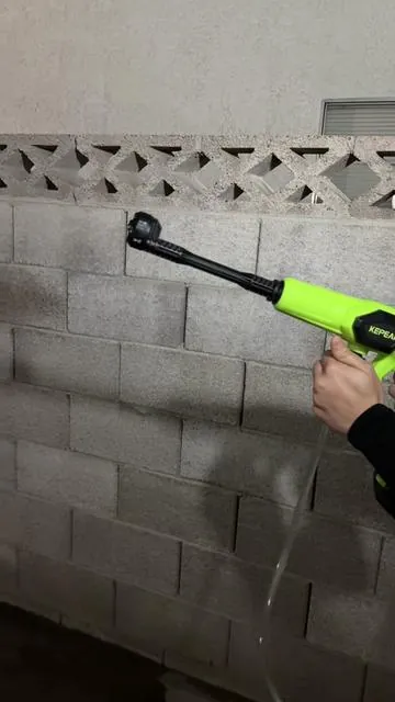 #Portable 21V #Cordless Power #Washer, High Pressure #Cleaner with 13000mAh #Battery, 200W Motor, 6-in-1 Nozzle & Foam Bottle 
