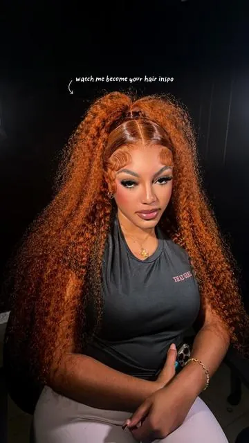 i loveeee this color on me😍🔥🧡 @Drosuud Hair  #fyp #tiktokshopblackfriday #gingerwig #hdlacewig #wiginstall 