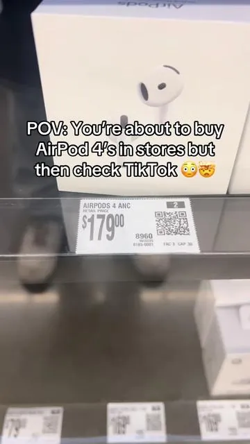 Don’t forget to check for coupons to try and get it even lower #airpod4 #blackfridaydeals 