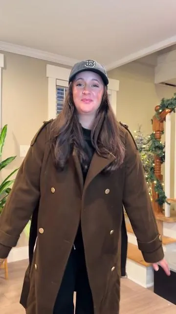 Wool Trench Coat #woolcoat #trenchcoat #wintercoat #coat #tiktokshopblackfriday 