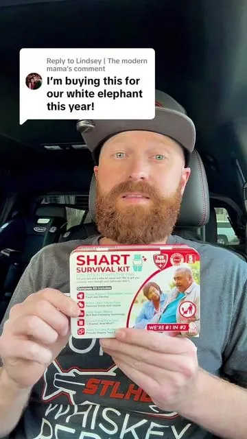 Replying to @Lindsey | The modern mama The ultimate white elephant gift for 2025! 😂 #FunnyChristmasGifts #WhiteElephantGift #GiftIdea #WhiteElephant #ShartSurvivalKit 