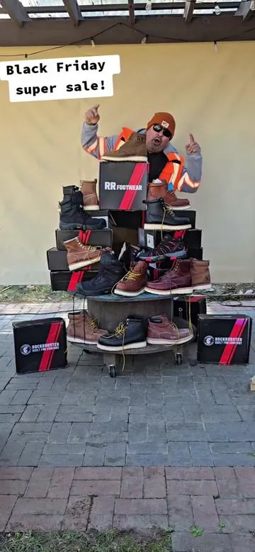 Work boots.  Botas de trabajo en super descuento por venta de Black Friday  #workboots #botas #Calzado #zapatos #footwear 
