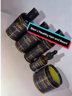 Men’s Healthy Hair and Beard @Bask and Lather Co #beardoil #beardgrowth #tiktokshopblackfriday #tiktokshopcybermonday #baskandlatherco 