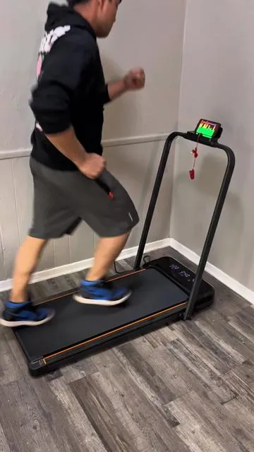 Walking Mat Treadmill 3-in-1 Foldable Under Desk with Handles Remote Control LED Screen Exercise Machine Supports 350 lbs Portable Tik TokShopBlackFriday