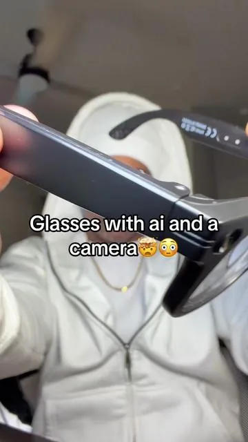 I’m recording everything with these #smartglasses #aiglasses #cameraglasses #glasses 