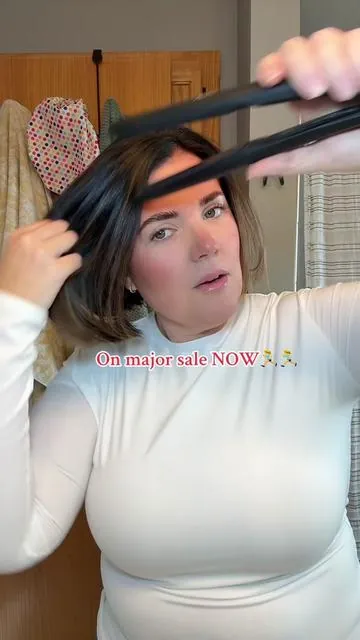 My go-to flat iron for sleek, shiny, quick styling—@Bio Ionic 10X is unmatched #tiktokshopholidayhaul #giftguide #bioionic #hairtok #flatiron 