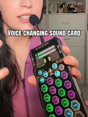 Replying to @🌟 M I S T Y 🌟 this handheld voice changing sound panel sound card  is so amazing! #voicechanger #voicechangerwitheffects #tiktokshopcreatorpicks #superbranddaybfcm #soundcard 