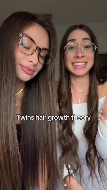 Twins hair growth revealed #tiktokshopblackfriday #tiktokshopcybermonday 