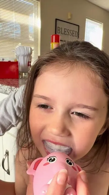 Anything to make my kids want to brush their teeth🤣 #electrictoothbrush 