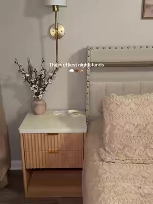 Estás mesitas de noche están super bonitas 😮‍💨🤍#nightstand #homeway #homedecor #bedroomfurniture #mesitasdenoche 