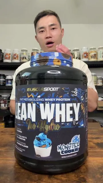 Monster Cookie Protein Powder from @MuscleSport®️  #musclesport #wheyprotein #leanwhey #proteinreview 