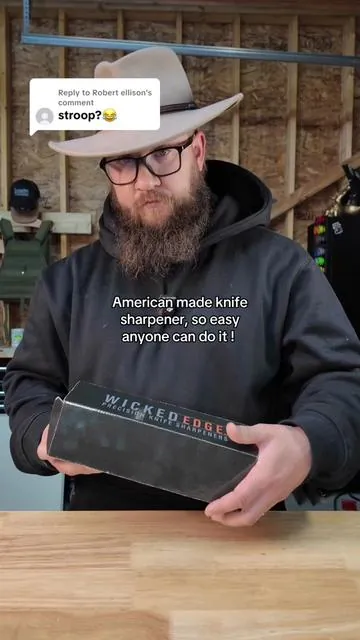 Replying to @Robert ellison a quality knife sharpener makes it easy to have safer sharper knives! #sharpener #sharpening #knifesharpening #giftsforhim #tiktokshopholidayhaul 