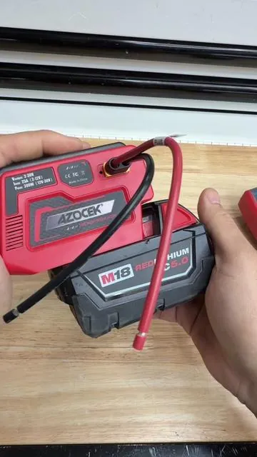 2 - 30V Voltage Regulator for Milwaukee-style M18 batteries. Perfect for low voltage applications and automotive technicians and HVAC guys and electricians.  #mechanic #voltageregulator #hvac #electrician #milwaukee 