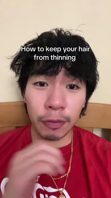 Keep your hair from thinning! #thinninghair #fullerhair #thinhairtips #hims 