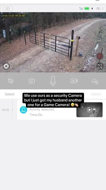 The solar cameras work so good! They would make really great Christmas gifts for the man that already has it all! #solarcamera #christmasgiftideas #trailcam #securitycamera #tiktokshopholidayhaul 