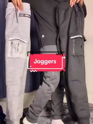 These are majority cotton tech cargo joggers #fleece #sweatpants #tiktokshopcreatorpicks #fashiondeals 