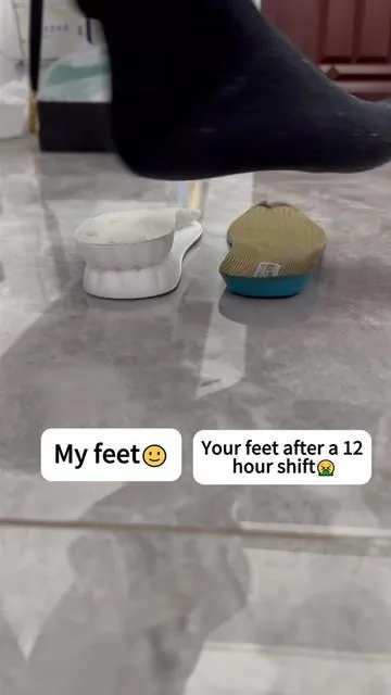 “These cloud insoles low-key fixed my foot pain. Not kidding. #cloudinsoles #feetrelief #comfortlife #walkbetter #musttry