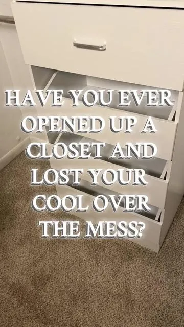 I hate that I waited so many years to order this, because it was way too easy to install!!#organizedhome #budgetfriendly #easytoinstall #closet 