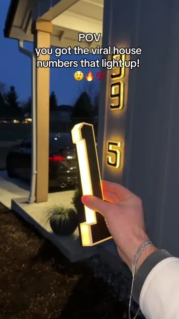they look amazing, they work perfect & they’re 30% off today! 🔥💯😳✅🚨 #lightupnumbers #homedecor #hometech #homeimprovement #homeandelectronicsdeals 