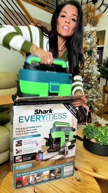 The Shark Every Mess is the Shark StainStriker and the Shark MessMaster… COMBINED!  This is a beast of a machine with this Shark EveryMess!  @Shark Home #shark #vacuum #stainremover #holidayhaul #tiktokshopcreatorpicks 