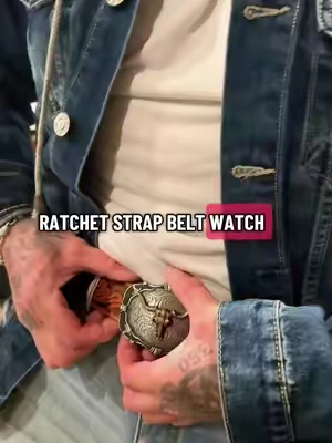 The future is now #beltbuckle #ratchetbelt #western #tiktokshopholidayhaul #giftsforhim 
