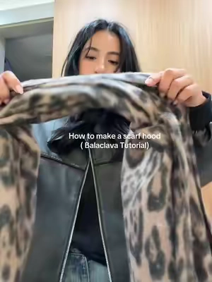 obsessed w this look!  #tiktokshopcreatorpicks #holidayhaul #scarf #neckscarf #chunkyscarf @Edikted 