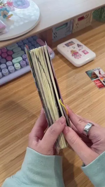 current count: 47. Let’s try to hit 50 books by the end of the year (but maybe I should aim for 54 to fill a whole page?) 😬  Printer is by @Hanin Official I’ve been using this a lot lately! It prints on sticker paper! #planner #hobonichi #hanin #miniprinter #hobonichiweeks hobonichi weeks reading log planner mini book covers on sticker paper mini pocket printer 