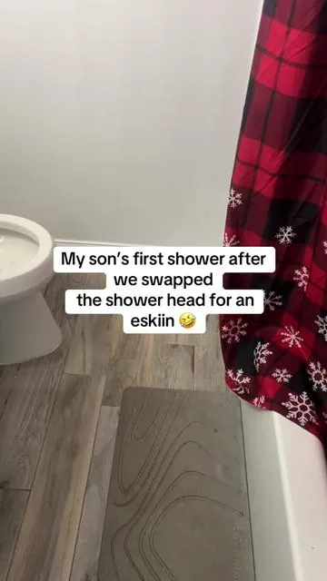 Hearing him love the new shower head by @eskiin as much as I did made my day hahahah he described the water the same way I felt. It literally feels soft I can’t explain it any other way ! Freaking love this thing ! More in depth review to come !  . #eskiin #eskiinshowerhead #showerfilter #tiktokshopcreatorpicks 