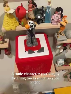 Let’s be real, this one might be more for us than it is for them but at least we will enjoy listening to the songs and story! #nightmarebeforechristmas #toniecharacter #tonies #christmastonies 