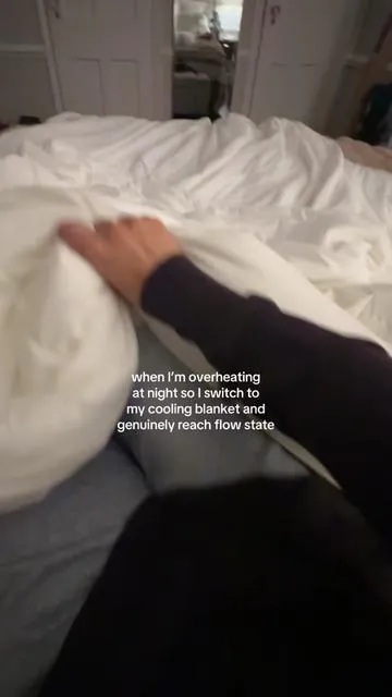 Ice cold blanket all night 🤤 @Mellow Sleep 