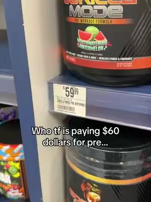 Legit cheaper here than any store 💀 #pre #preworkout #gorillamode #gym #tiktokshop 