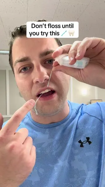 For the folks that don’t enjoy flossing #flossing #toothbrush #gurunanda #flossingtoothbrush #tiktokholidayhaul 